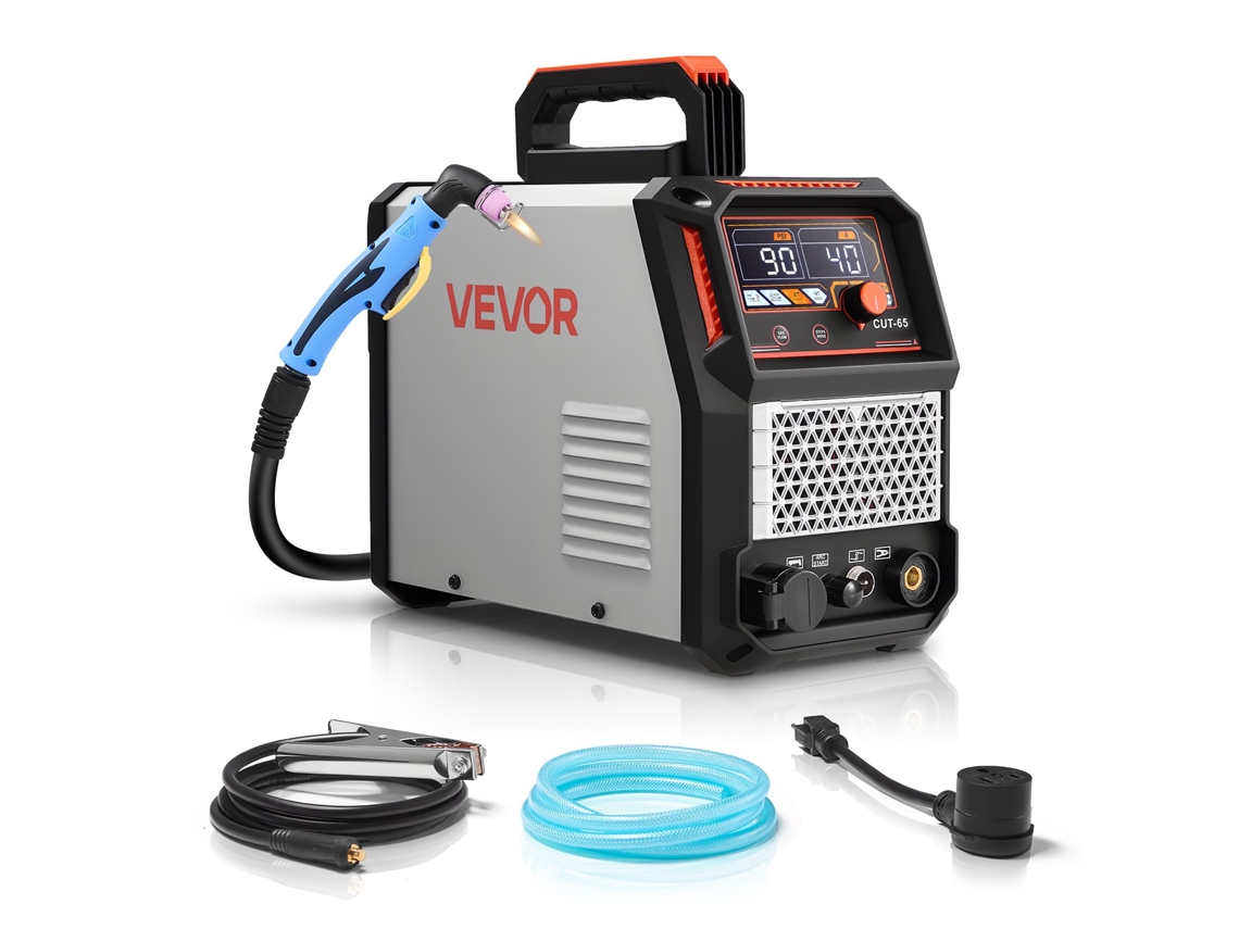 Cortadora De Plasma 65 A Com Arco Piloto Sem Contato E Tela Digital Vevor