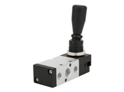 Válvula De 5 Vias Laxiscreed Com Alavanca 1/4" Para Controlo Mecânico E Pneumático