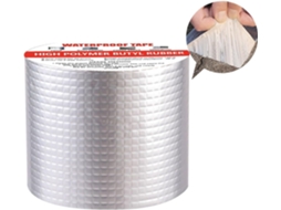 Ruban Détanchéité Autocollant En Caoutchouc Butyle En Film Daluminium Pour Fuite De Toit, Fissures De Surface, Rebord De Fenêtre Zeuxo (10 Cm X 5 M)