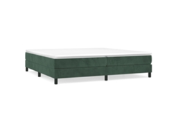 Box Spring Bed, Box Spring Beds Vidaxl Verde Veludo (200 X 200 Cm)