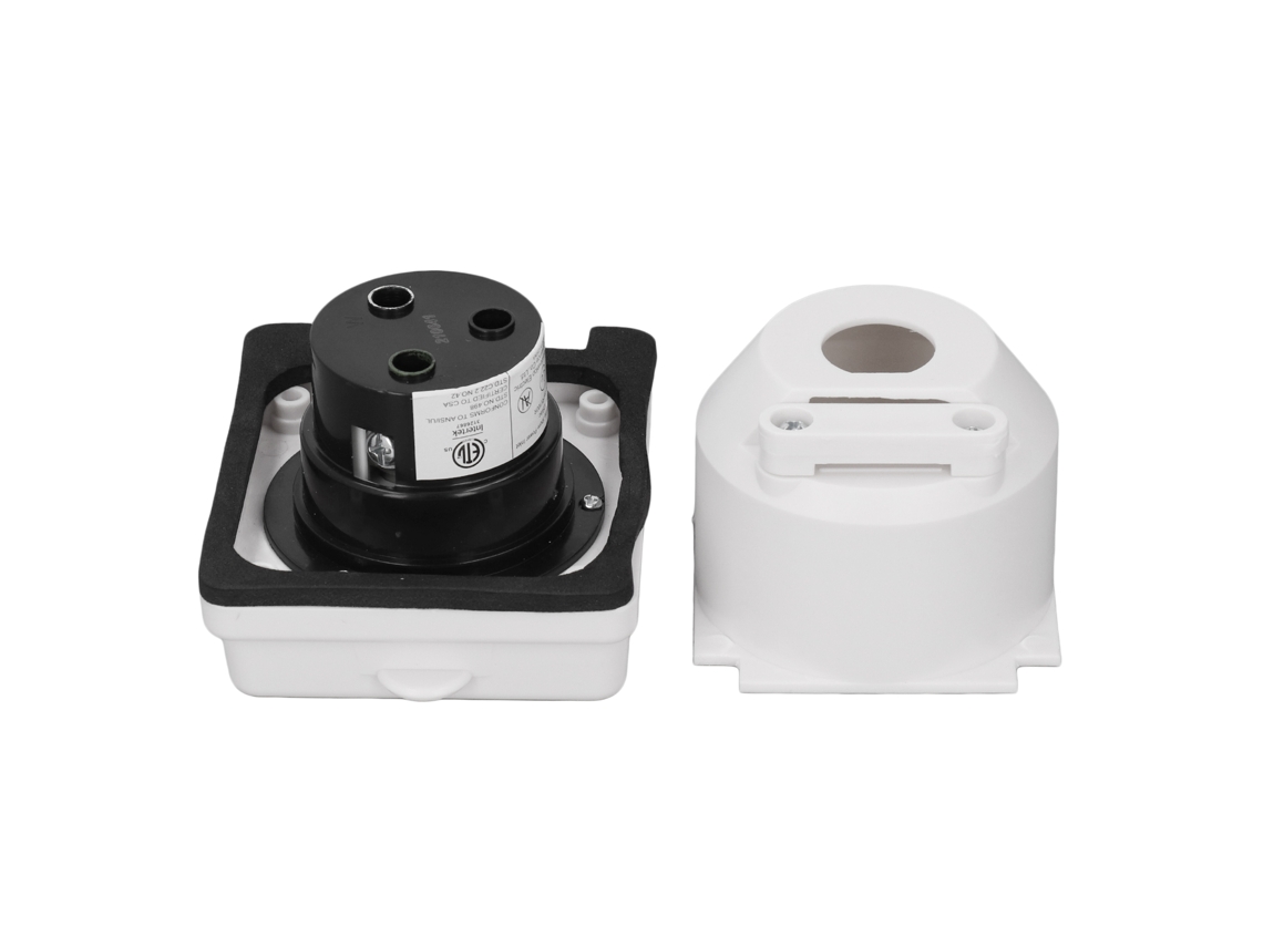 Conector de Entrada Energia para Rv, 3 Polos, 4 Fios, com Trava Giratória, 30 A, 125 V, para Reboque e Barco BRILVIBERA