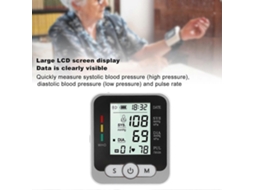 Monitor De Pressão Arterial De Pulso Profissional, Portátil, Digital, Para Uso Doméstico.