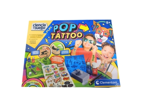 Ciencia Y Juego Tatuajes Pop Infantil De Ciencia Y Juego Clementoni 55546 Clementonivolumen