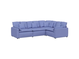 Modular Sofa, Modular Sofas Vidaxl Azul Tecido