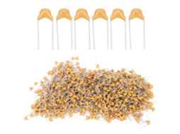 Kit de Capacitores Cerâmicos Monolíticos 1000pcs 50v 0.33uf 10% 5.08mm Componentes Eletrônicos