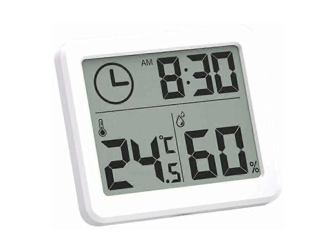 Termómetro Higrómetro Mini Digital Lcd Com Sensor, Medidor De Temperatura E Humidade Para Interior - Elysve