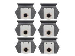 Conjunto De 6 Sacos Para Pó Compatíveis Com Aspiradores De Pó Philips Xd3010/fc5122 Fc5125 Fc5126 Fc5128. Sacos Reutilizáveis Para Coleta De Pó._ozo