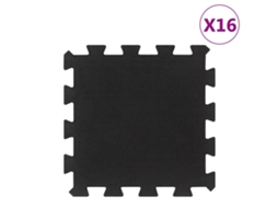 Rubber Floor Tile, Rubber Floor Tiles Vidaxl Preto Borracha