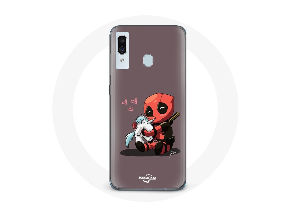 Capa para Samsung Galaxy A20e deadPool unicórnio