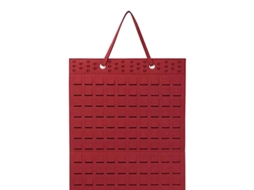 2026-organizador De Pingentes Pendente De Parede, Vermelho, Armazenamento Para Joias, Presente Ideal Para Mulheres, 22,5x13,6 Polegadas