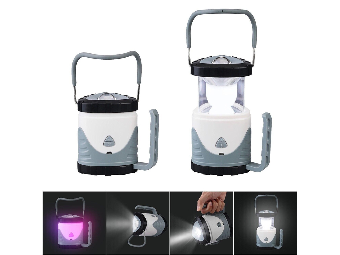 Lanterna De Acampamento Retrátil Led Usb Recarregável Luz De Emergência Ao Ar Livre Aquaforge
