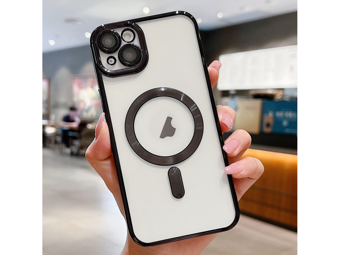 Capa Para Iphone 14 - Revestimento Eletroplástico - Tecnologia Magsafe