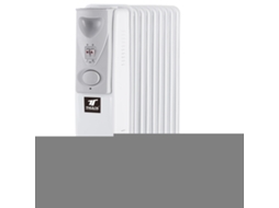 Radiador a óleo de 9 elementos Potência 2.000 W Radiador de óleo eficiente com 9 elementos e potência de 2.000 W THULOS