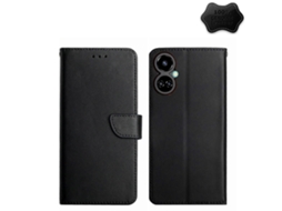 Capa De Couro Com Flip Horizontal À Prova De Impressões Digitais Para Tecno Camon 19 Pro 4g