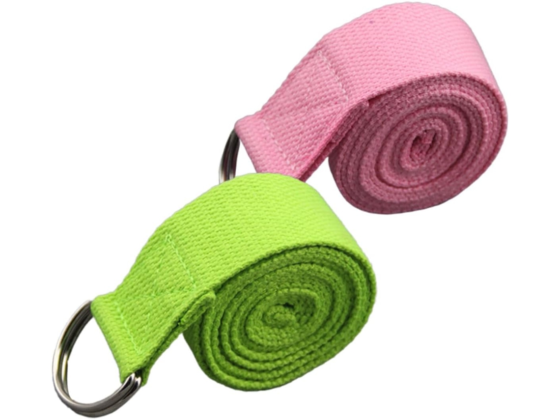 2 Unidades De Faixas Elásticas Para Exercícios Ioga, Em Mistura Algodão, Com Resistência Modelar O Corpo