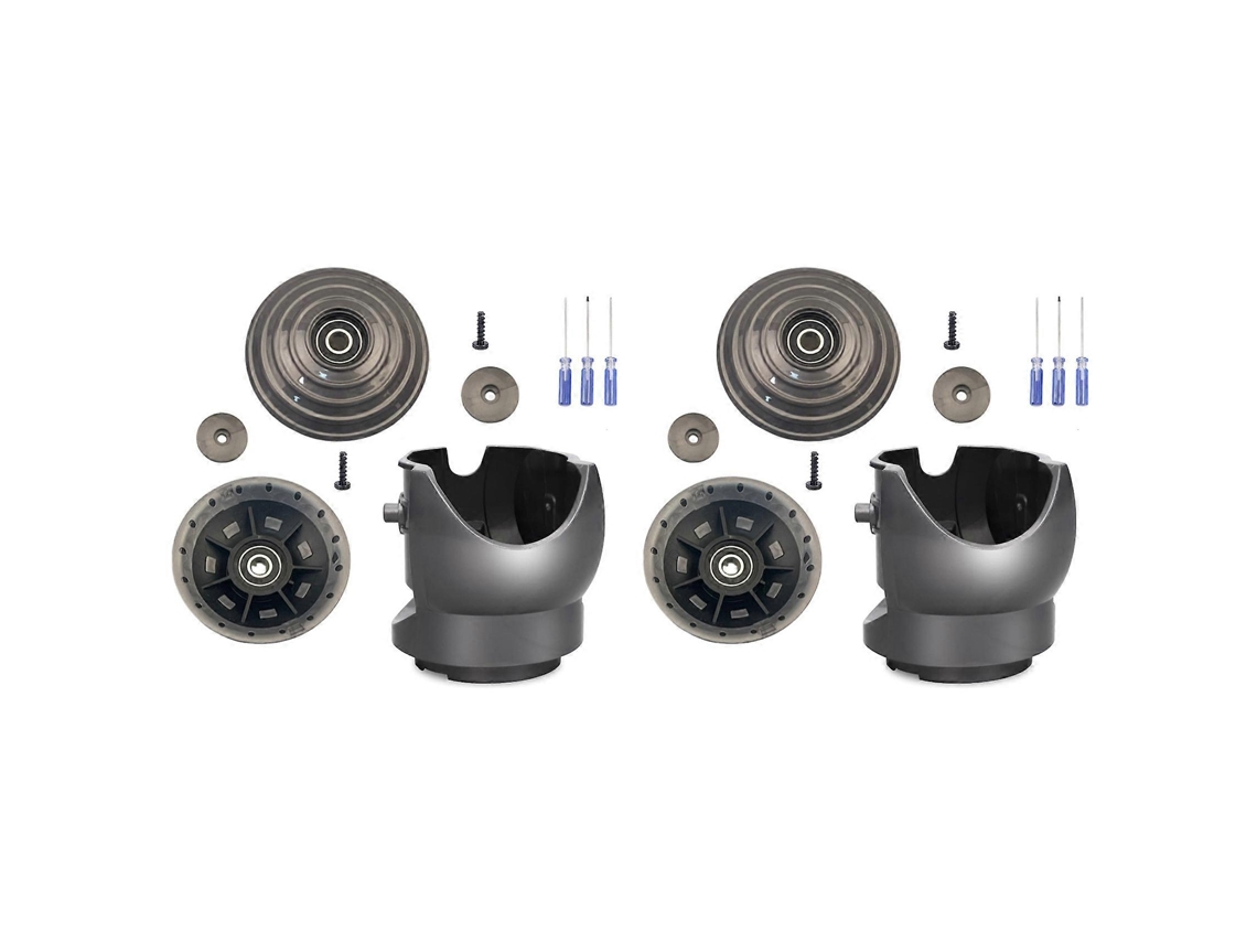 Conjunto De 4 Rodas V-ball + Conector Para Cabeçote De Aspiração De Alto Torque De 100 W Para V10, V11 E V15_ptg
