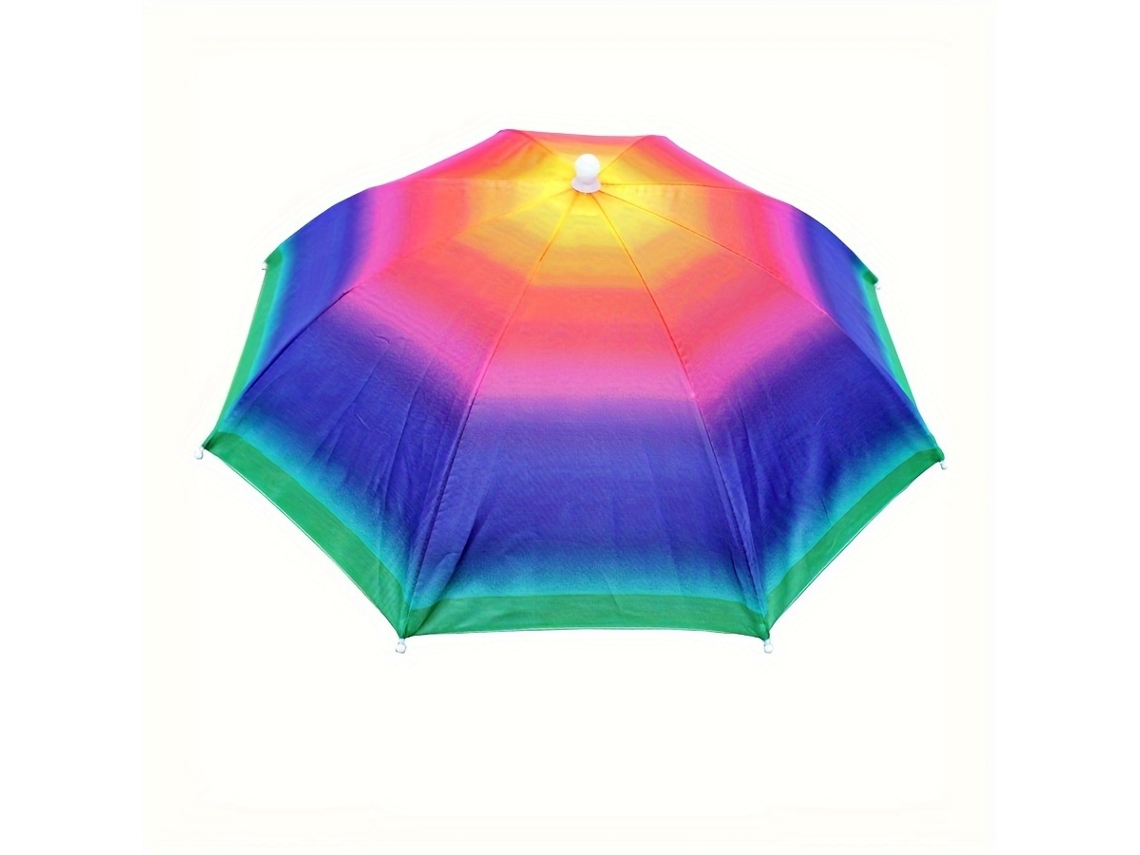 1 Chapéu Grande com Guarda chuva Dobrável, Adequado para Caminhadas, Acampamentos, Piqueniques, Passeios na Praia, Ciclismo e Uso Diário., STELASPLEN