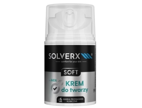 Creme Facial Solverx Soft Para Homens, 50ml