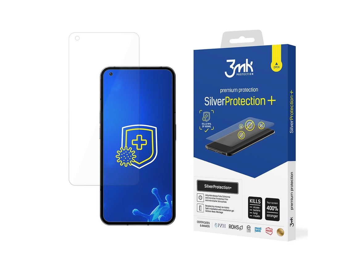 3mk Silverprotection Para Celular De Nada 1 Película De Proteção De Vidro Temperado