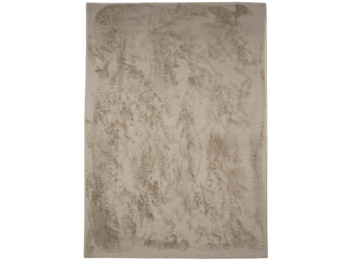 Consilio Concept Tapete De Pele Sintética Cozy Super Soft 120x170 Cm Taupe Claro