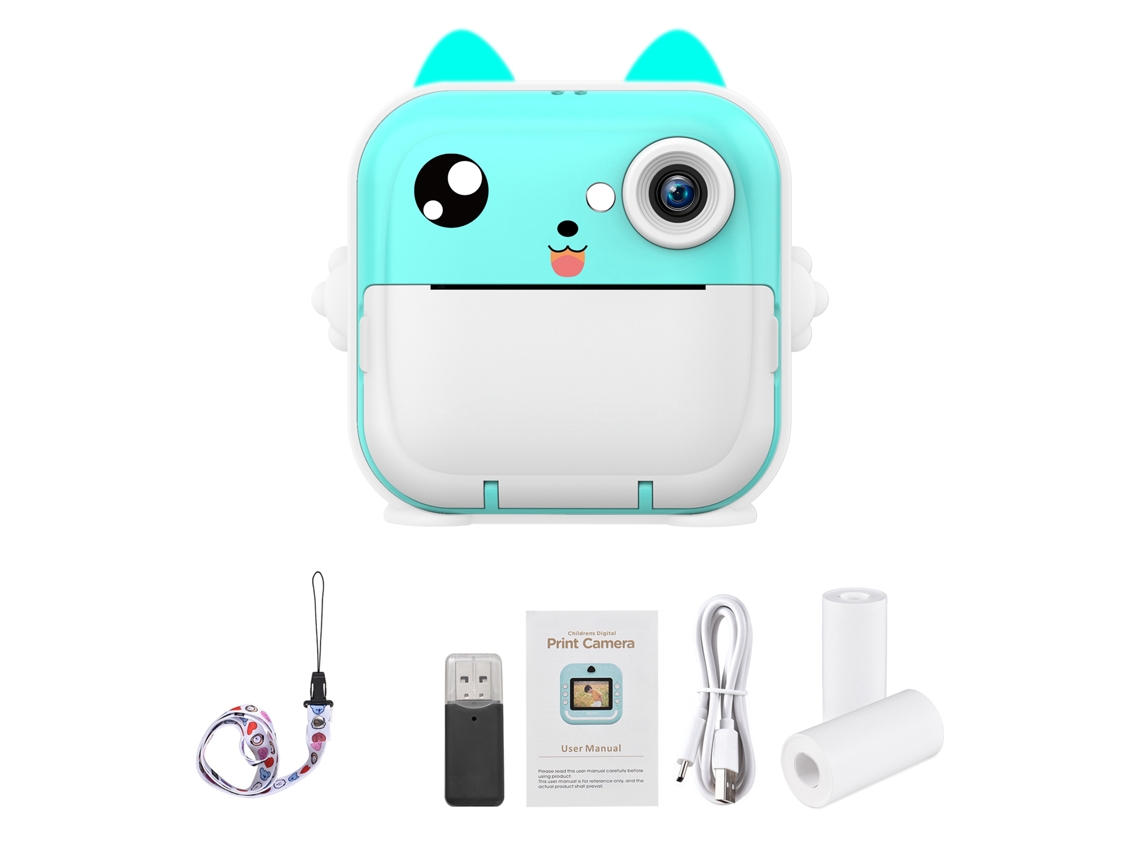 Câmera Instantânea Para Crianças 24mp Com Tela Ips E Cartão 32gb Presente Ideal
