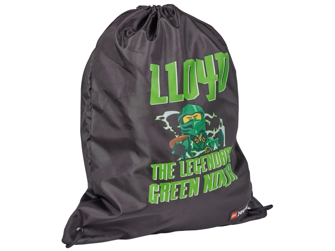 Mala De Menino Lego Ninjago Drawstring Size Poliéster Preto (tamanho Único)
