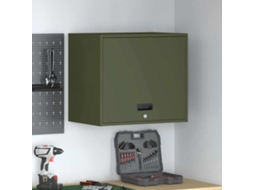 Vidaxl Armário De Parede Para Garage Verde-oliva 60 X 40 X 53 Cm