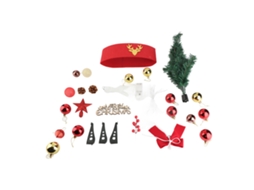 Caixa de Presentes de Natal com Decorações Iluminadas LAXISCREED