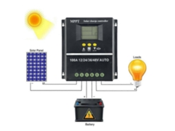Controlador De Carregador Solar Regulador De Bateria Solar Inteligente 12v/24v/36v/48v Controlador De Energia Solar 100a Olysi Shop