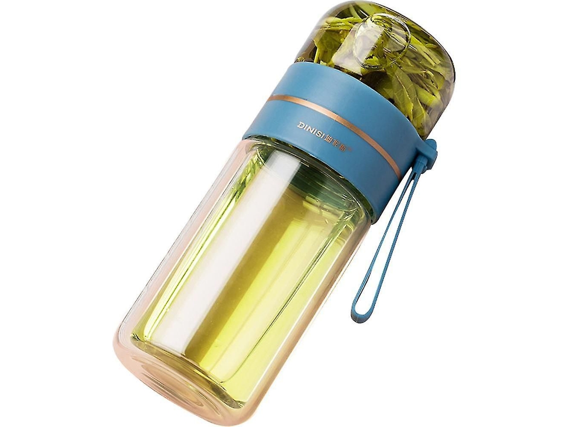 Garrafa Térmica De Vidro Com Infusor De Chá