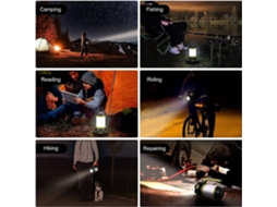 Lanterna De Camping Led, Recarregável E Impermeável Para Suas Aventuras Ao Ar Livre. Olysi Shop