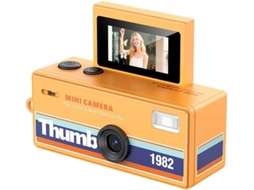 Mini Câmera Chaveiro de 0,96 Polegadas com Design Retrô, Gravador de Vídeo 720p, Tela Dobrável e Flash. SFUSHOS