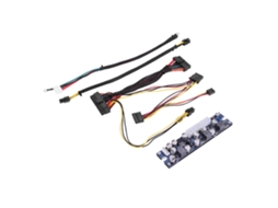 Fonte de Alimentação ATX LD 200W de 19V com módulo auxiliar, silenciosa, para placas base mini ITX | S/MARCA