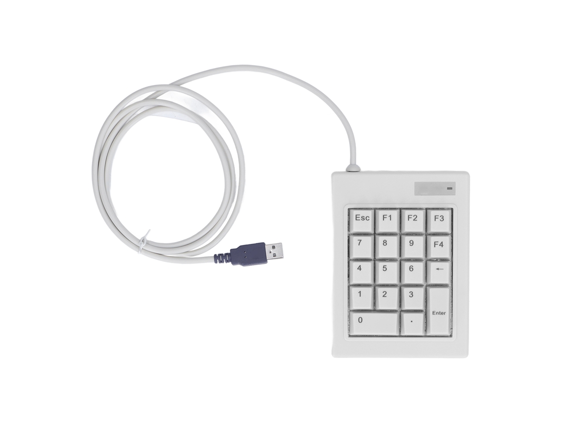 Teclado Numérico 18 Teclas LAXISCREED com Interruptores Lineares