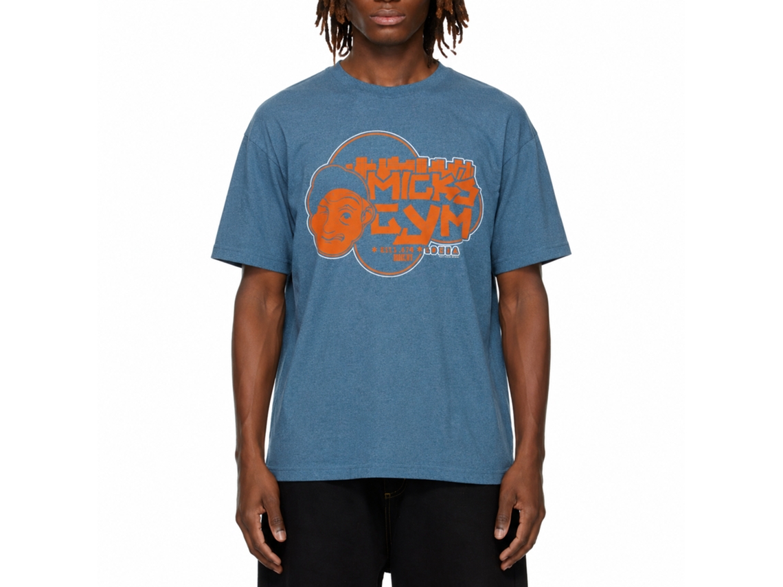 Rockinstone Rocky Movie Street Fighter 2 Heather Indigo Adult T-shirt Size:xxxl