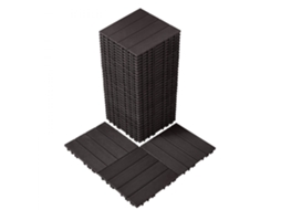 Conjunto De 36 Azulejos 30x30cm Para Exteriores, Antiderrapantes E Impermeáveis Tekmaquinas