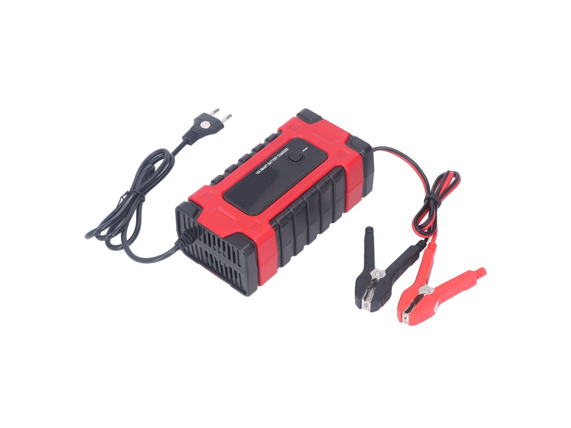 Cargador De Baterías De Carro 12v 24v Inteligente Reparador Portátil Com Tela Grande Para Cálcio Gel Agm Ácido Húmido