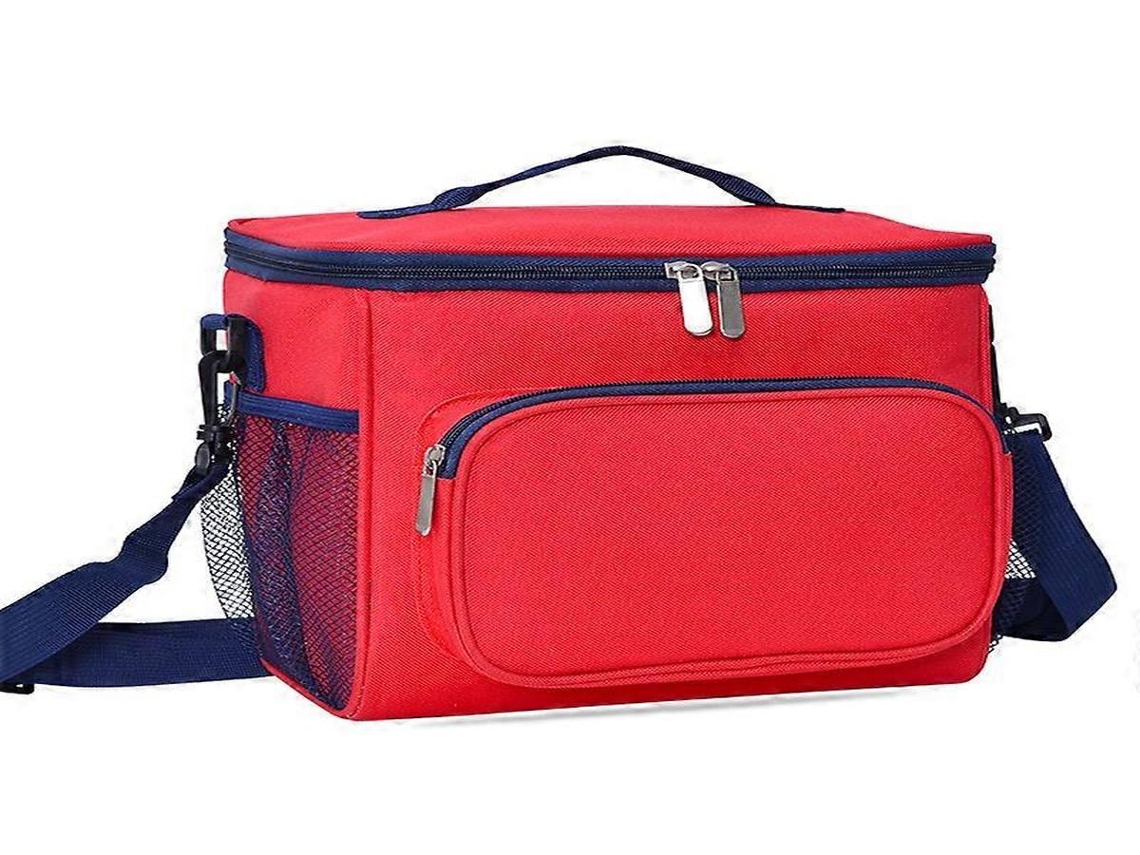 Lurelia Bolsa Térmica Para Almoço, Em Tecido Oxford, 1 Compartimentos, À Prova De Fugas, Reutilizável, Fácil De Limpar, Grande Capacidade