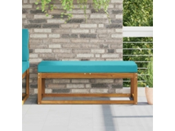 Vidaxl Almofada De Assento Externa Turquesa 111,5 X 40 X 8 Cm