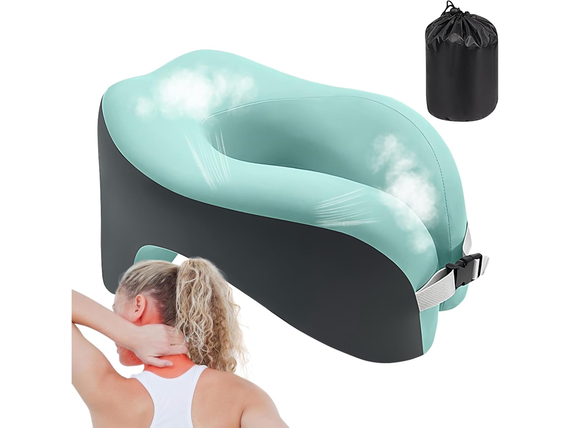 Travesseiro Cervical Para Dormir - Em Formato De U Avião, Almofada Ergonômica Espuma Viscoelástica