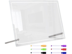 Quadro Branco Para Escritório Bloco De Notas Acrílico Apagável Quadro Branco Multifuncional Gokoco
