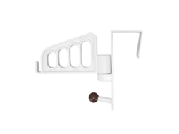Soporte De Porta Branco Estilo Japonês Espessado Para Abrigos E Toalhas