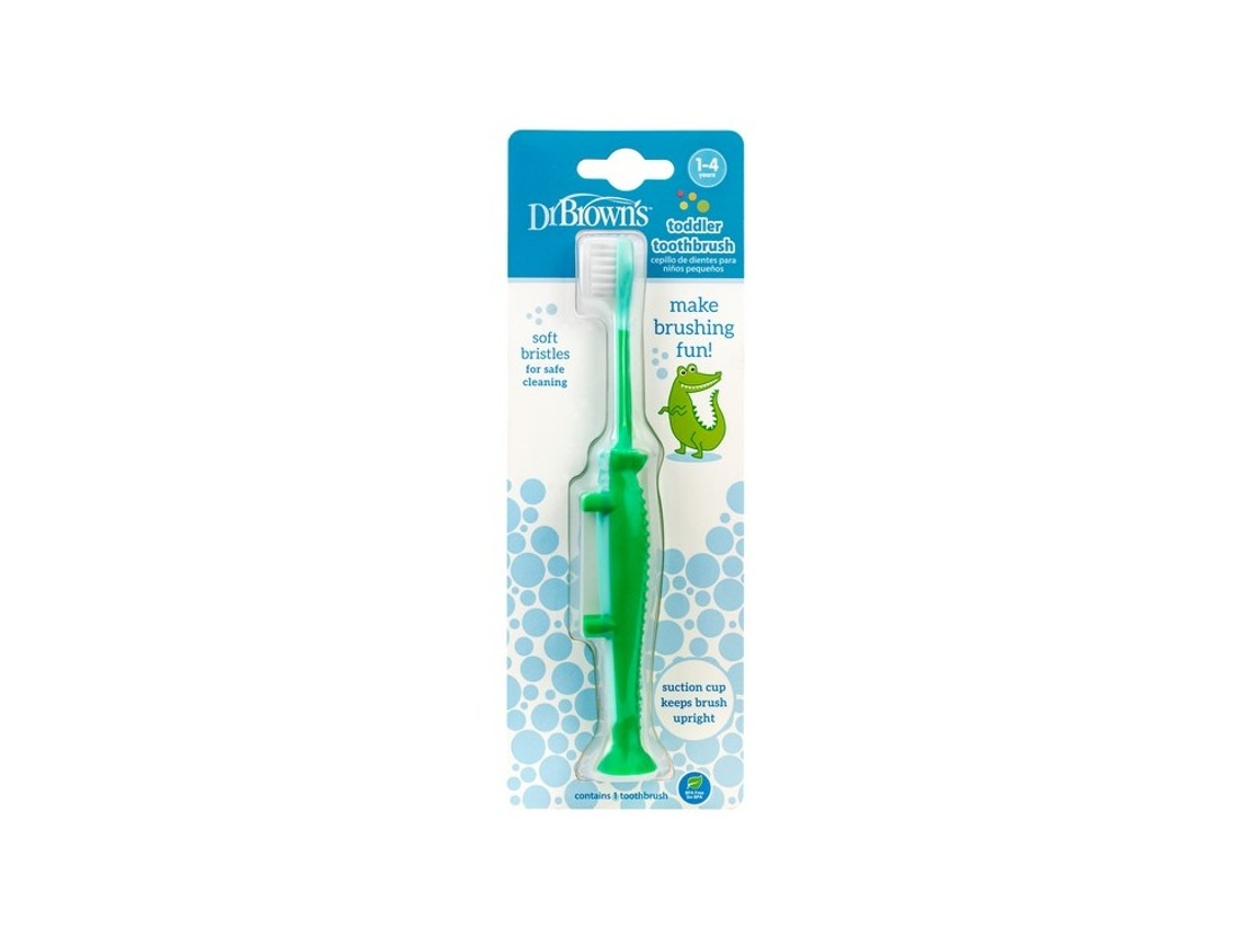 Escovas de Dentes DR BROWN'S  Flamingo (0-4 Anos)
