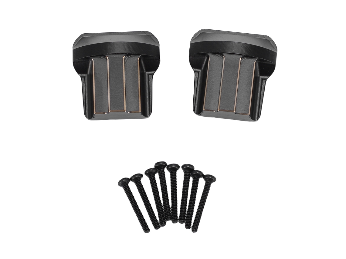 Capa De Eixo De Ponte Rc Em Latão Para Carro Crawler 4m 1/18 Aumenta Resistência Estrutural