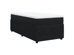 Box Spring Bed, Box Spring Beds Vidaxl Preto Veludo (90 X 190 Cm)