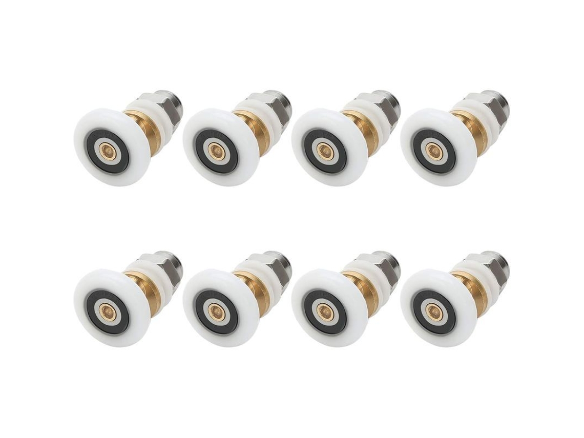 2026 ruedas para Porta de Ducha 25mm, 8 Peças, Compatíveis com Vidro 10 12mm, Nylon e Cobre