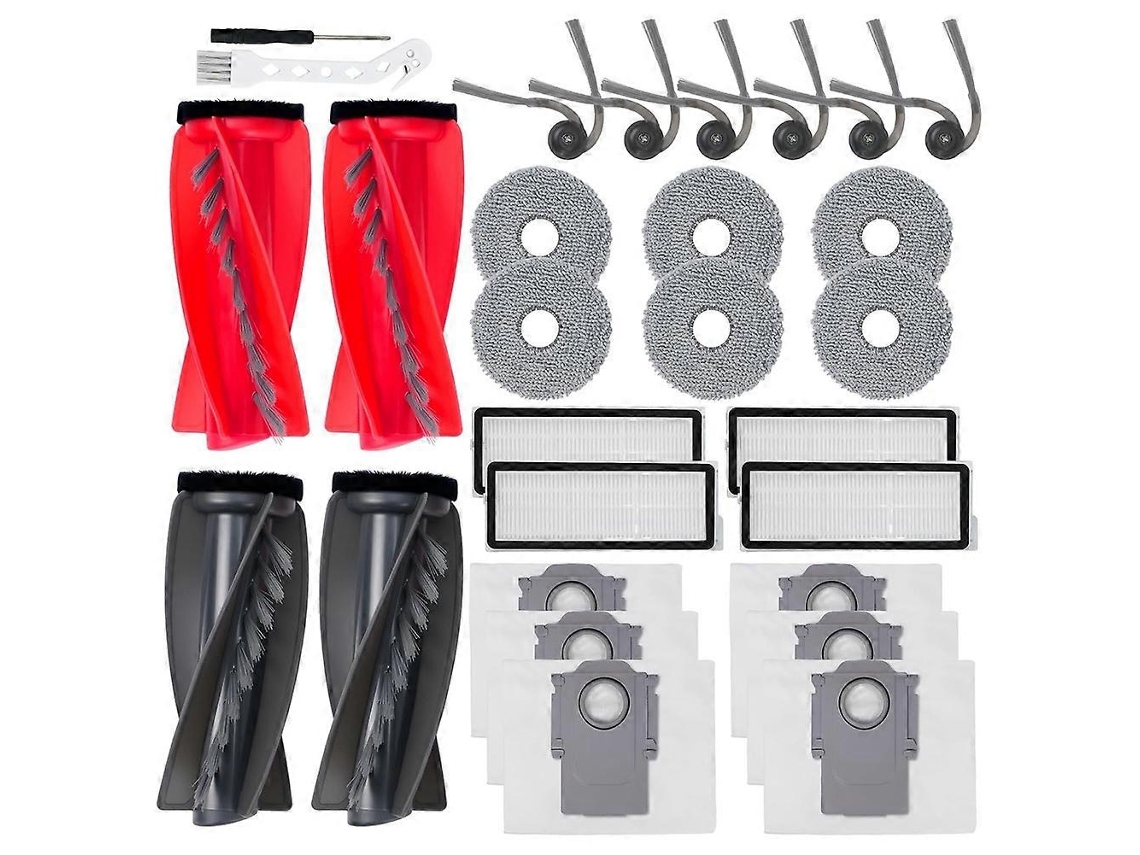 Kit De Acessórios Para Aspirador Robô Roborock Qrevo Curv/curv S5x/qrevo Edge/edge S5a/qrevo S5v, Peças De Reposição
