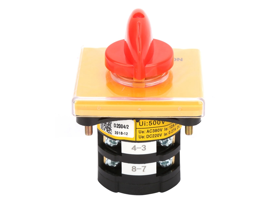 Laxiscreed Interruptor De Comutação Rotary Para 380v E 25a, Switch De Mudança De Alternância