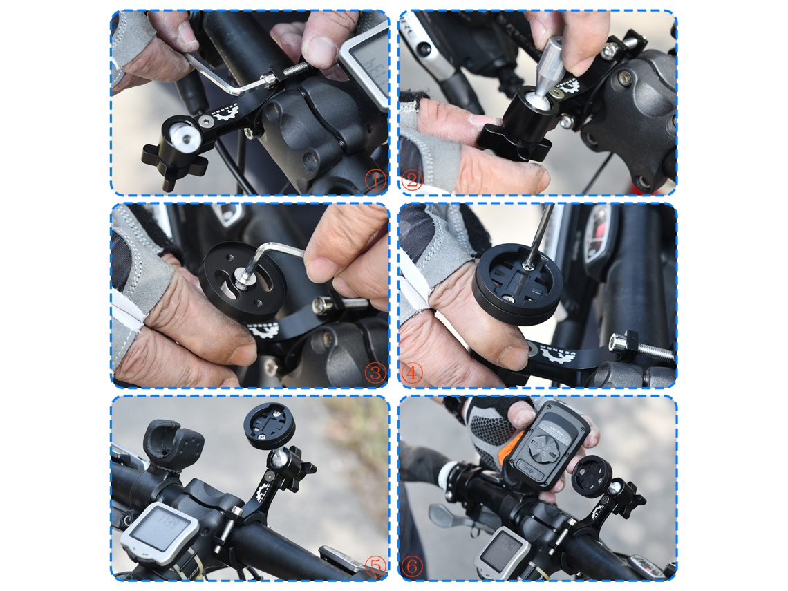 Display para Bicicleta Elétrica, Garmin, Compatível com Bryton Cateye, com Conector e Instalação Prática para Manutenção AQUAFORGE