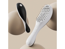 Escova de Massagem Capilar Elétrica com Luz Vermelha e Azul, 3 Níveis de Intensidade, para Fortalecimento do Cabelo, Compacto, Recarregável STELASPLEN